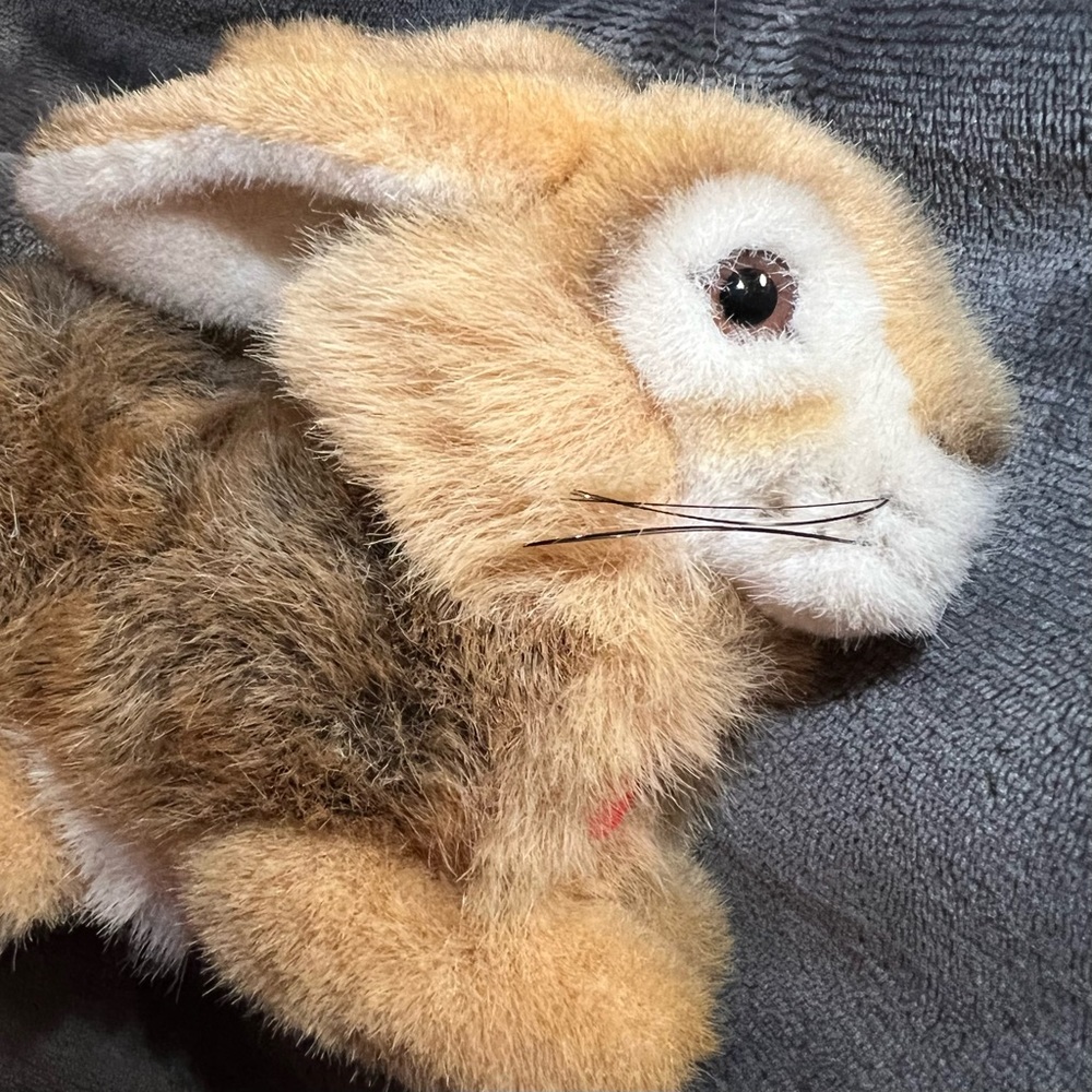 Steiff Poppel Rabbit Hare | Crouching - Picture 13 of 13